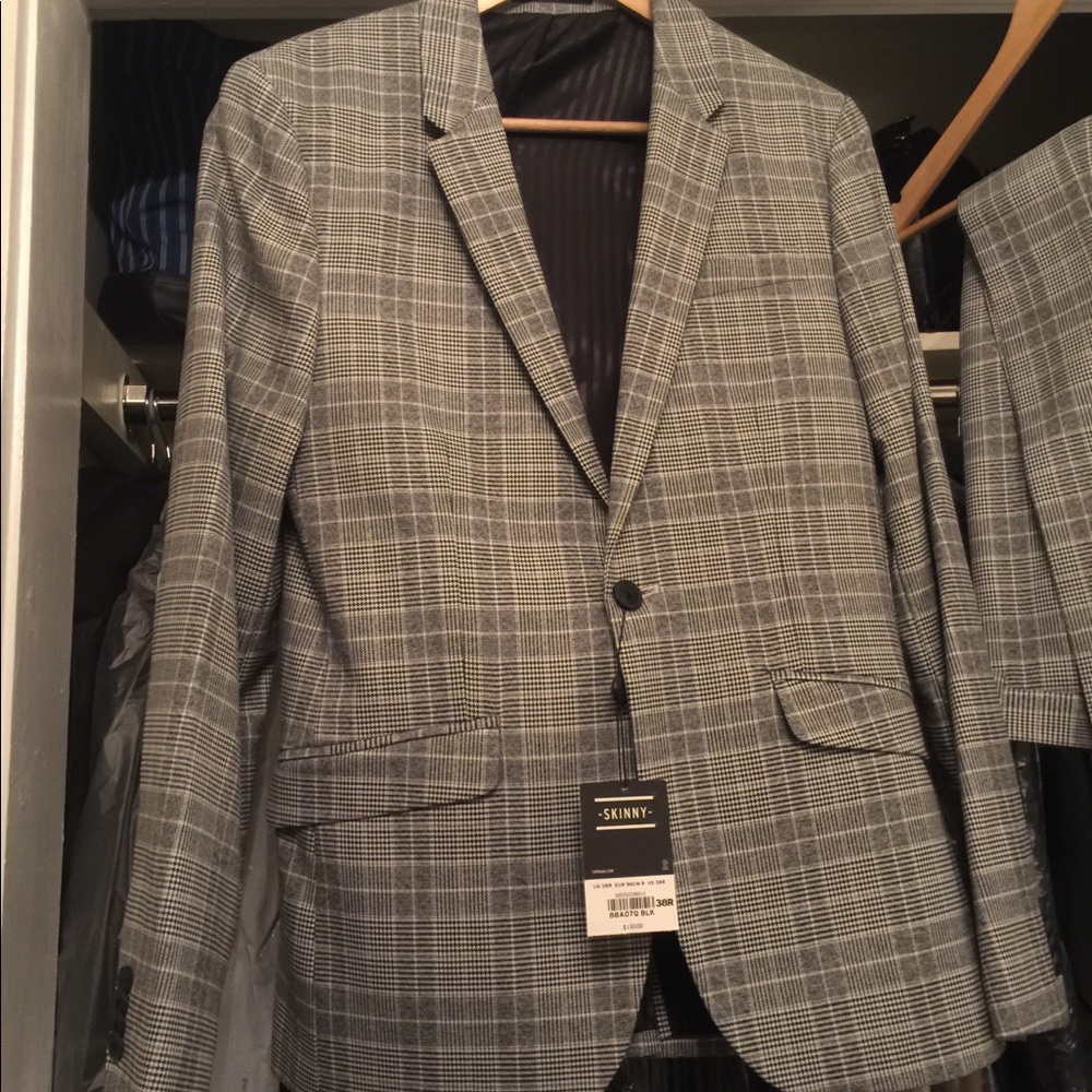 TOPMAN 2 Piece SKINNY Suit 38 NWT 🕶
